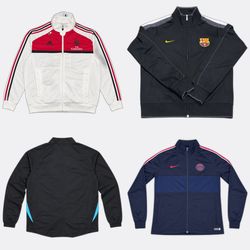 Nike adidas Track Jackets