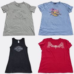 CR13542 Lot de t-shirts bébé Harley vintage
