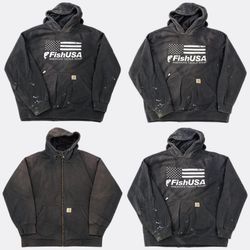 CR13671 Vintage Carhartt Hoodies Bundle