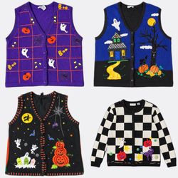 Super vintage Halloween Sweaters (Victoria Jones S..