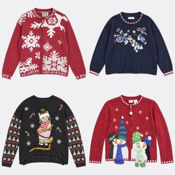 Christmas Knitwear and Sweater Vest Lot