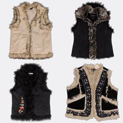 Dorothy Perkins Lord & Taylor Suede Waistcoats
