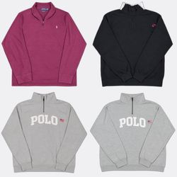 Polo Ralph Lauren 1/4 Zip Knitwear - #10030