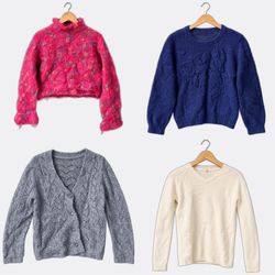 Mohair Knitwear Sweaters