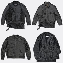 CR13018 Vintage ladies and Men Leather jackets