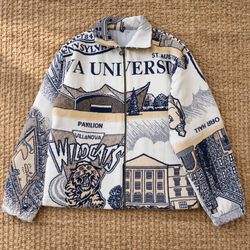 Upcycled Tapestry Collar Jacket (Dc-10-62)