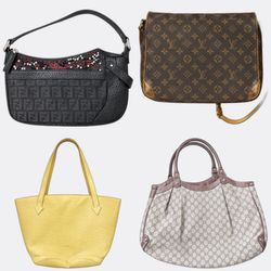 Louis Vuitton Gucci Handbags Lot
