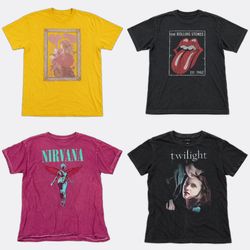 CR13686 Vintage Music T-Shirts Bundle