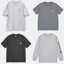 Carhartt T-shirts à poche et manches longues