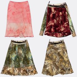 Women Printed Midi and Maxi Skirts