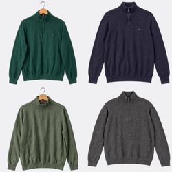 Tommy Hilfiger 1/4 Zip Knitwear Sweaters