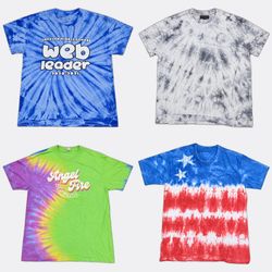 💥 RV5074 Tie Dye Printed T-Shirts