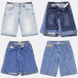 Y2k Hip-Hop Denim-Shorts WR-2774B16
