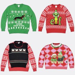 Holiday Christmas Graphic Knitwear Sweaters