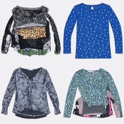 Women Printed Long Sleeve Tops and Blouses