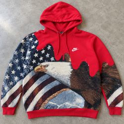 VHR200 Upcycled Nike Champion Tapestry Hoodies
