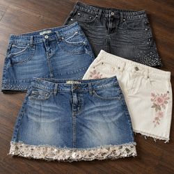 Code#066 True Religion Levi's Denim Skirts