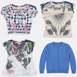Women's Printed Blouses and Printed T-Shirts