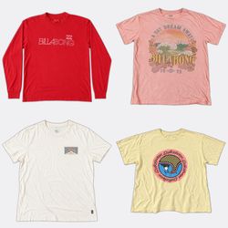 Quiksilver Billabong Printed T-Shirts