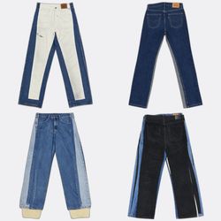 Levi's Empilement de jeans et pantalons en denim