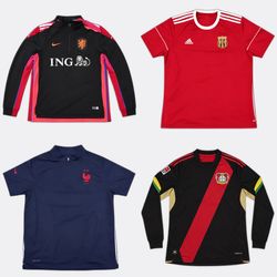 Nike adidas Football Shirts