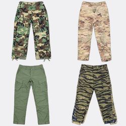 Pantalon cargo militaire camouflage