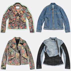 Denim Jackets Outerwear Selection