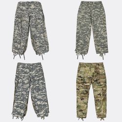 Military Camouflage Utility Cargo Pants