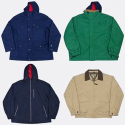 LL been and mix brands Jackets