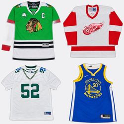 Reebok Majestic Sports Jerseys