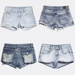 Denim Cut Off Jean Shorts 10 pcs 1564