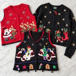 Vintage Christmas & Cottagecore Sweater Bundle | 1..