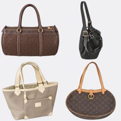 Seleção de bolsas de grife Gucci Prada Designer