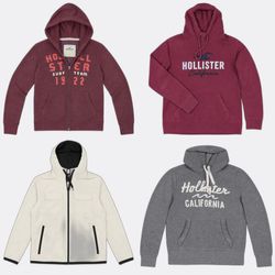 Hollister Graphic Pullover et Sweat à Capuche Zipp..