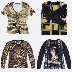 Graphic Printed Long Sleeve T-Shirts-AV-153