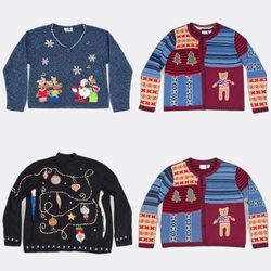Code#015  Novelty Christmas Cardigans and Sweaters