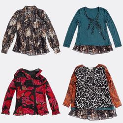 Women's Printed and Ruffle Blouses