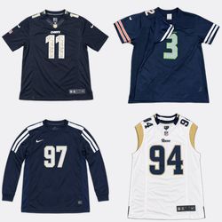 NFL & NHL & NBA Sports Jerseys Football and Hockey..