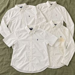 VHR207 Polo Ralph Lauren camicie bianche a manica ..
