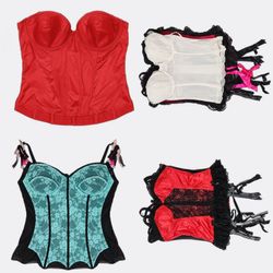 Mixed Brand Women's Bustier Corset Tops