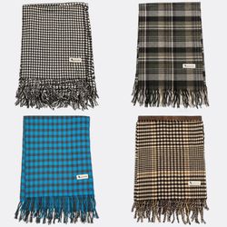 Aquascutum Checked Pattern Scarves