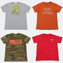 CR13544 Lot de t-shirts vintage à couture simple