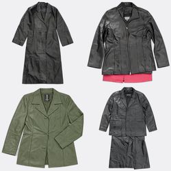 CR13011 Vintage ladies Leather jacket
