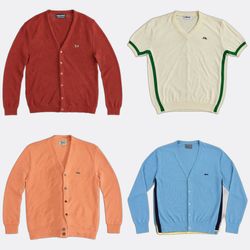 Lotto di cardigan e maglioni in maglia