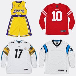 NFL NHL NBA jerseys