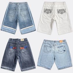Hip Hop Denim mix brands Shorts