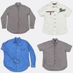Polo Ralph Lauren Gucci Button-Up Shirts ak863