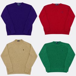 Polo Ralph Lauren heavy Round Neck Sweaters