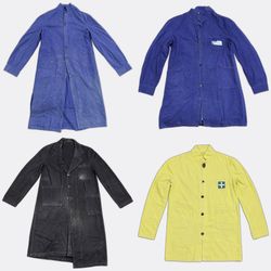 Vintage French Workwear Chore Coats