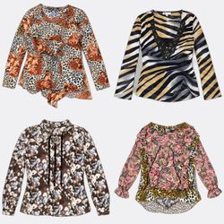 Y2K Unique Girl Printed Full Sleeve Tops RW-2699